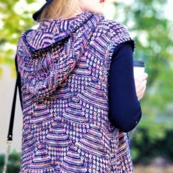 Coat of Many Colors Open Front Cardigan - Picture 3 of 3